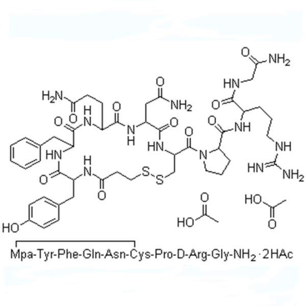 Desmopressin Acetate CAS 16789-98-3 Peptide Purity (HPLC) ≥98.5% Factory